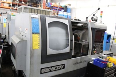 2014 GANESH CYCLONE 42GTS CNC Lathes. | 520 Machinery Sales LLC