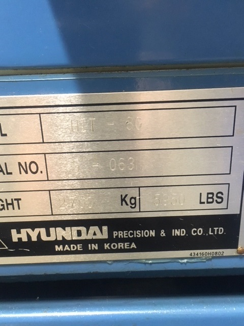 1998 HYUNDAI HIT 8G CNC Turning Center | 520 Machinery Sales LLC