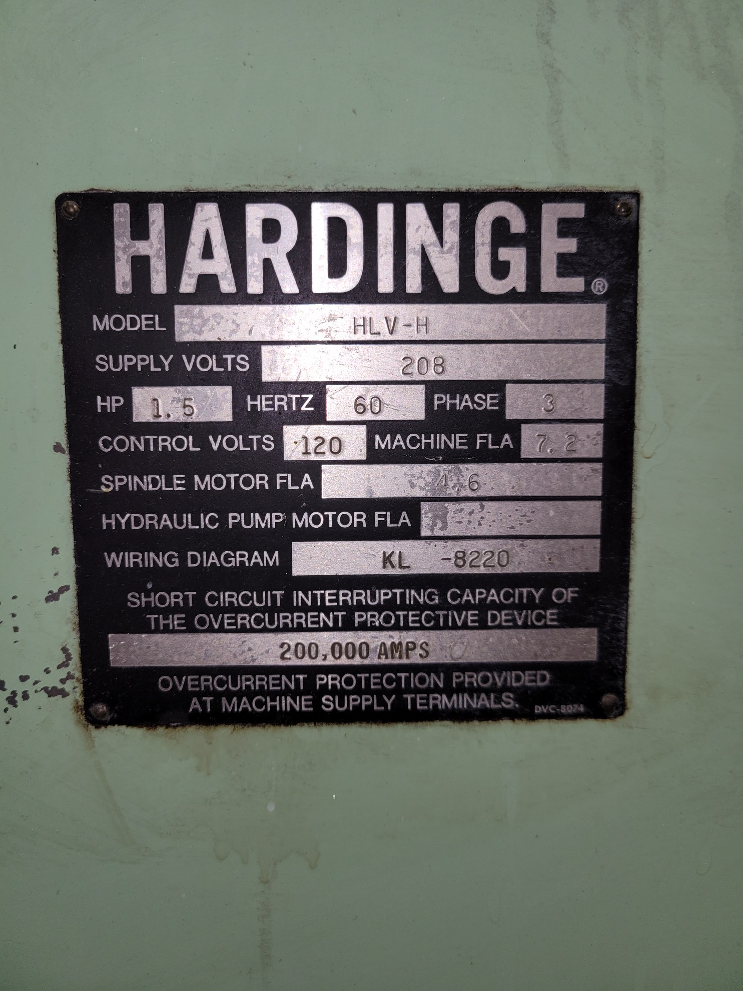 HARDINGE HLV-H Precision Lathes | 520 Machinery Sales LLC