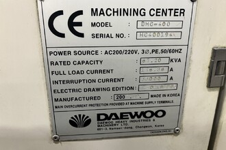 2004 DAEWOO DHC-400 Horizontal Machining Centers | 520 Machinery Sales LLC (7)