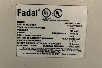 2006 FADAL VMC 4020HT Vertical Machining Centers | 520 Machinery Sales LLC (7)
